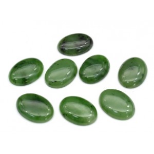 Кабошон из нефрита овал 18*25*6мм