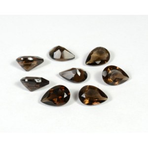 Кабошон из раухтопаза гр. капля 8*12мм, 2,65ct.