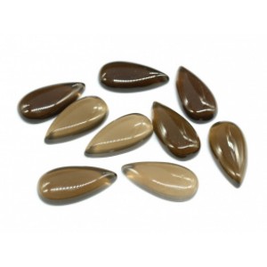 Кабошон из раухтопаза капля 15*30*6мм. Кабошон из раухтопаза капля 15*30*6мм.