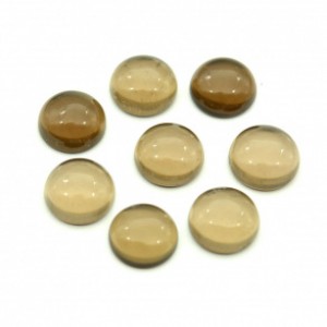 Кабошон из раухтопаза круг 10*10*4мм