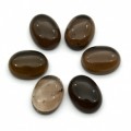 Кабошон из раухтопаза овал 12*16*6мм