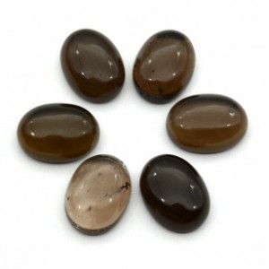 Кабошон из раухтопаза овал 12*16*6мм Кабошон из раухтопаза овал 12*16*6мм