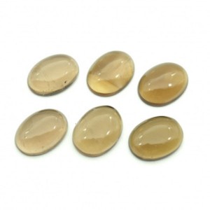 Кабошон из раухтопаза овал 15*20*6мм