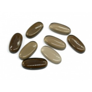 Кабошон из раухтопаза овал 15*30*7мм