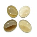 Кабошон из раухтопаза овал 30*40*8мм
