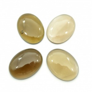 Кабошон из раухтопаза овал 30*40*8мм