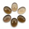 Кабошон из раухтопаза овал, 15*20*7мм.