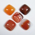 Кабошон из сердолика квадрат, 16*16*6мм.
