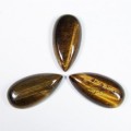 Кабошон из тигрового глаза капля, 15*30*6,5мм