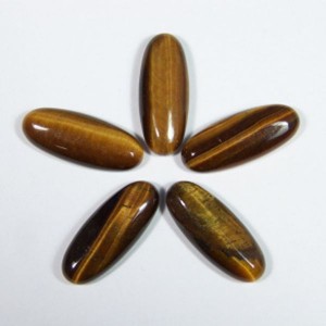 Кабошон из тигрового глаза овал, 10*25*5мм