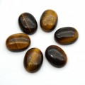 Кабошон из тигрового глаза овал, 12*16*5мм