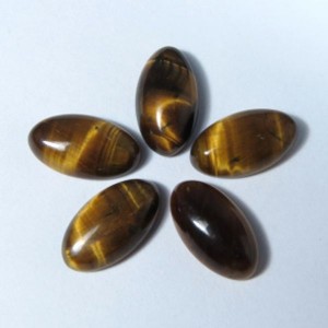 Кабошон из тигрового глаза овал, 9*16*5мм.