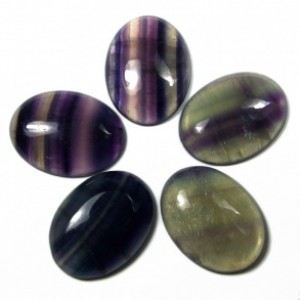 Флюорит, кабошон 30*40*8.5мм