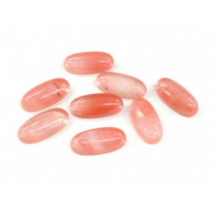 Кабошон из камня халцедона овал, 12*24*6мм.