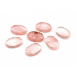 Кабошон из камня халцедона овал, 13*18*6мм.