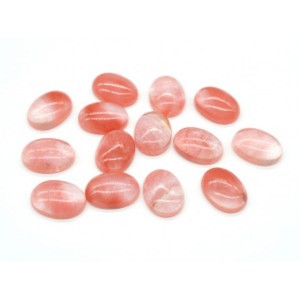 Кабошон из камня халцедона овал, 15*20*6мм.