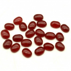 Кабошон из камня халцедона овал, 8*10*4мм.