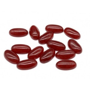 Кабошон из камня халцедона овал, 9*16*5мм.