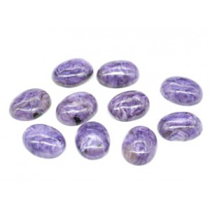 Кабошон из чароита овал, 12*16*5мм Кабошон из чароита овал, 12*16*5мм