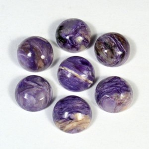 Кабошон из чароита, 12*12*5мм