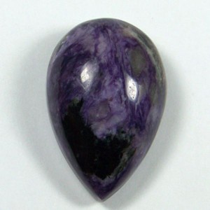 Кабошон из чароита, 22*36*13мм