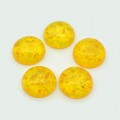Кабошон из янтаря искусственного 20*20*8мм, лимонный