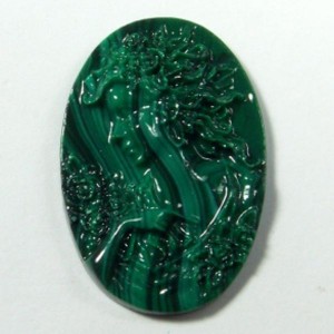 Кабошон, крафтовая смола Камея, 20*30*5мм