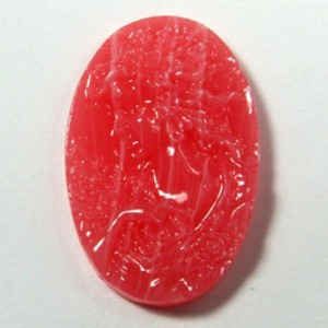 Кабошон, крафтовая смола Камея, 20*30*5мм