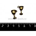 Подвеска Кубок 19*13*9 мм, цвет бронза, 2 штуки/упаковка