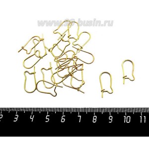 Швензы Петли 15 мм, цвет золото 10 пар/упаковка