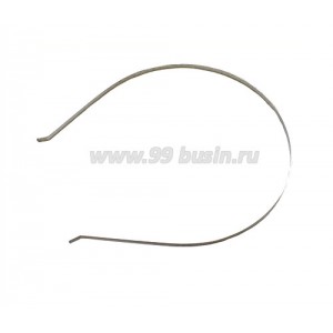Ободок для волос шириной 5 мм, цвет никель, 1 штука