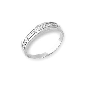 C925 Кольцо 1,96г фианит родирование