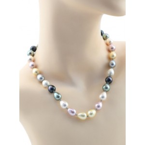 Бусы из майорки капля 10*13мм цвет ассорти, 46см