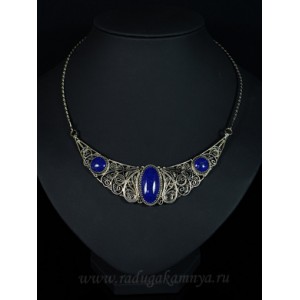 Колье лазурит, 45см.