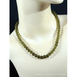 Бусы из раухтопаза искусственного шарик 8мм, 45см