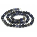 Бусы из Кордиерита (Иолит) шарик гр.7,5-8мм, 48см, 36,5г