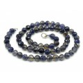 Бусы из Кордиерита (Иолит) шарик гр.7мм, 47см, 31,4г