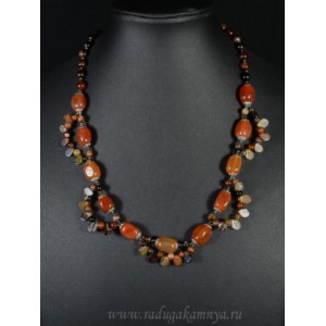 Колье из сардоникса "Вдохновение", 47см