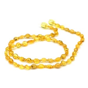 Бусы из янтаря галтовка мелкая цвет медовый, 44см Бусы из янтаря галтовка мелкая цвет медовый, 44см