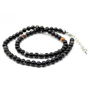 Бусы из гиперстена шарик 6мм, 42см