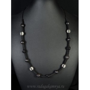 Бусы с шамбалой шарик 10мм цв2, 70см