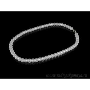 Бусы шарик 8мм из хрусталя матового искусственного, 46см