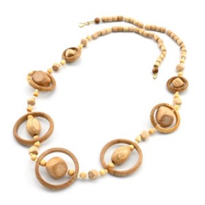 Бусы из дерева Сказка, 70см