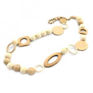 Бусы из дерева Парадиз, 90см