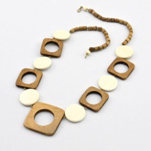 Бусы из дерева Самба, 60см