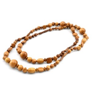 Бусы из дерева, 115см