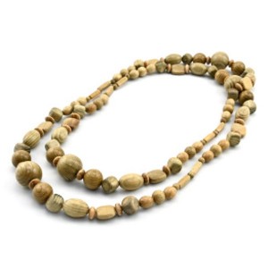 Бусы из дерева, 115см