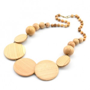 Украшение из дерева - Колье Рафаэлло, 53см Украшение из дерева - Колье Рафаэлло, 53см