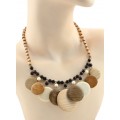 Украшения из дерева - Колье Цыганка, 53см