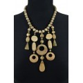 Украшения из дерева - Колье, 46см